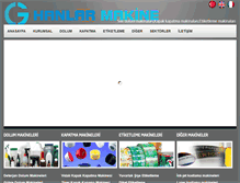 Tablet Screenshot of hanlarmakine.com